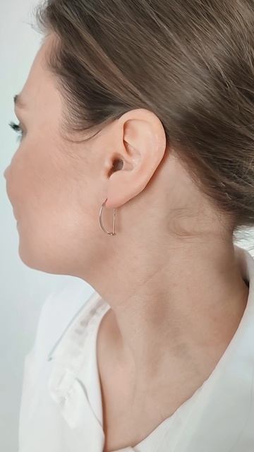 Серьги от Серебряной птицы в позолоте
