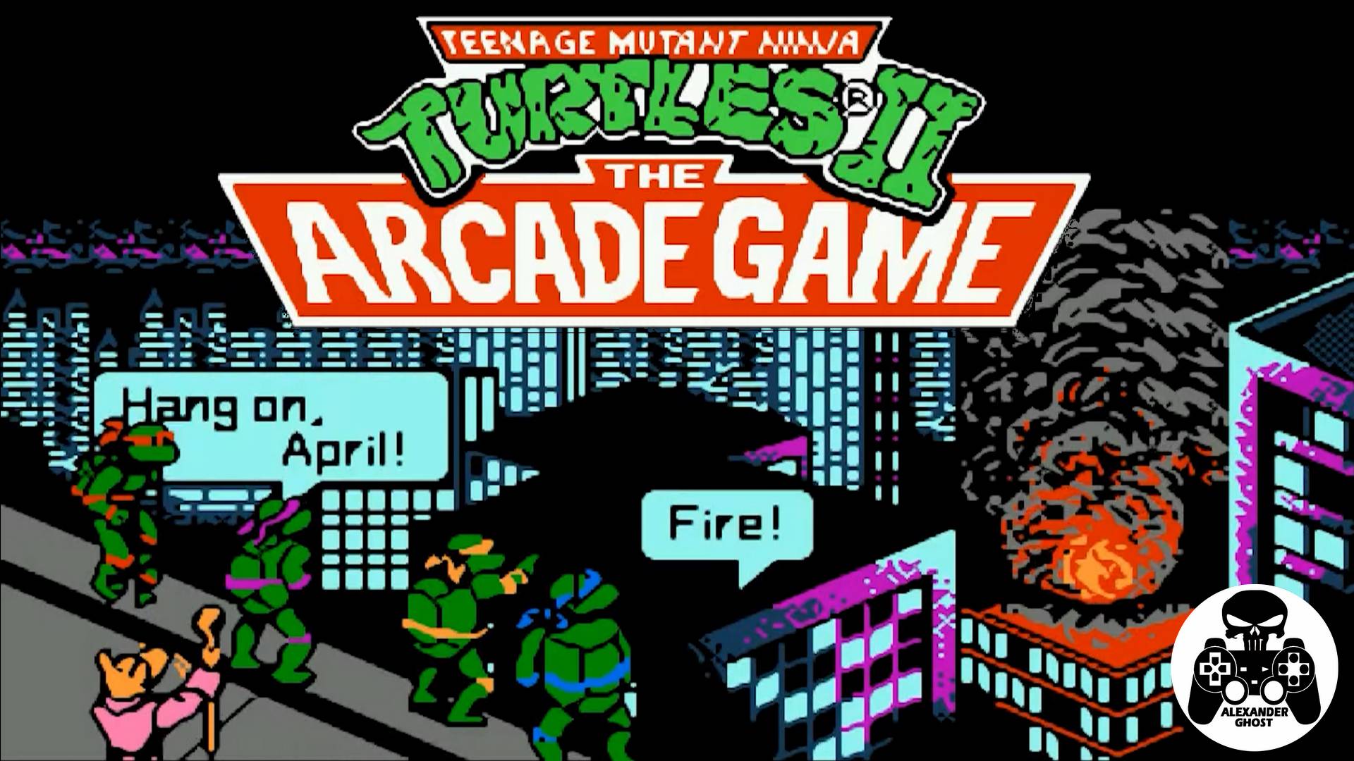 Teenage Mutant Ninja Turtles 2: The Arcade Game (Черепашки Ниндзя 2) NES/Famicom/Dendy прохождение