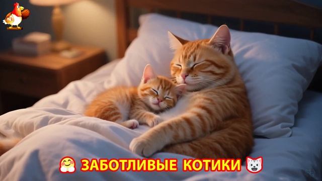 Заботливые котики спешат на помощь (72)