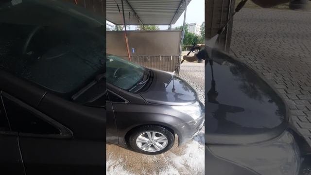 Мою  автомобиль  без лишних движений за пять минут! Авт