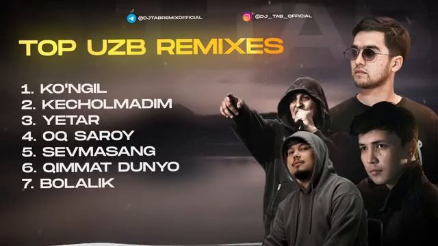 Top Uzb Remix Xits -