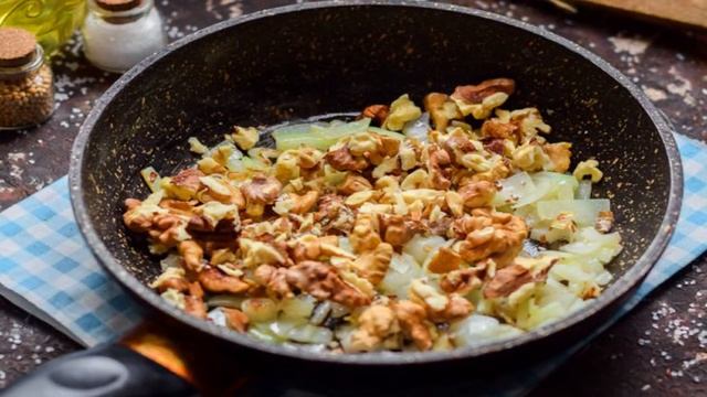 Гречка с орехами