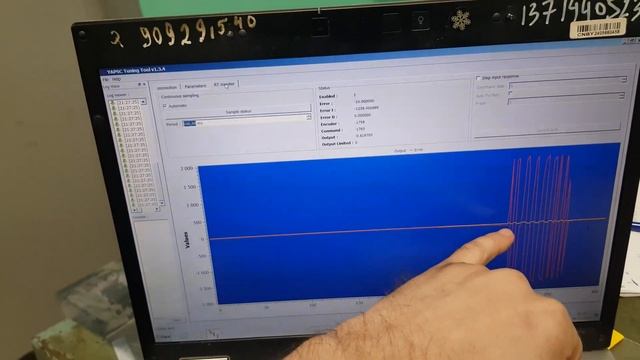 ЛА155 настраиваем yapsc на оси Z