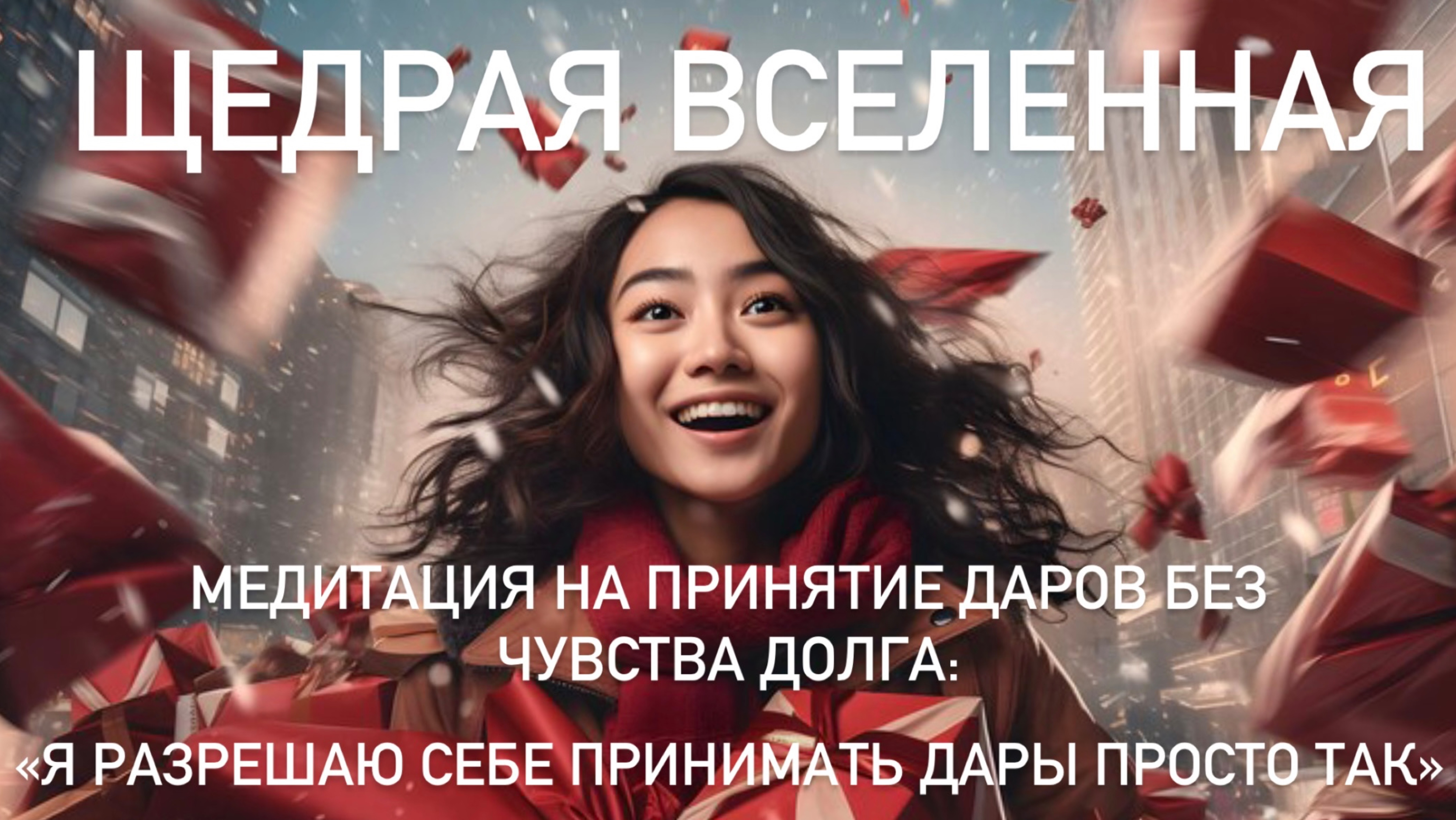Медитация 5 минут на принятие даров без чувства долга: «Я разрешаю себе принимать дары просто так»