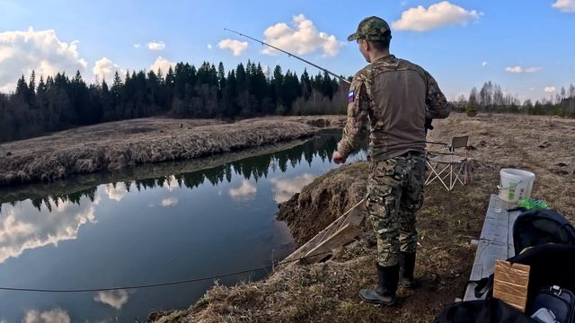 Открыли сезон.Половили и поели на природе.Улов минима?