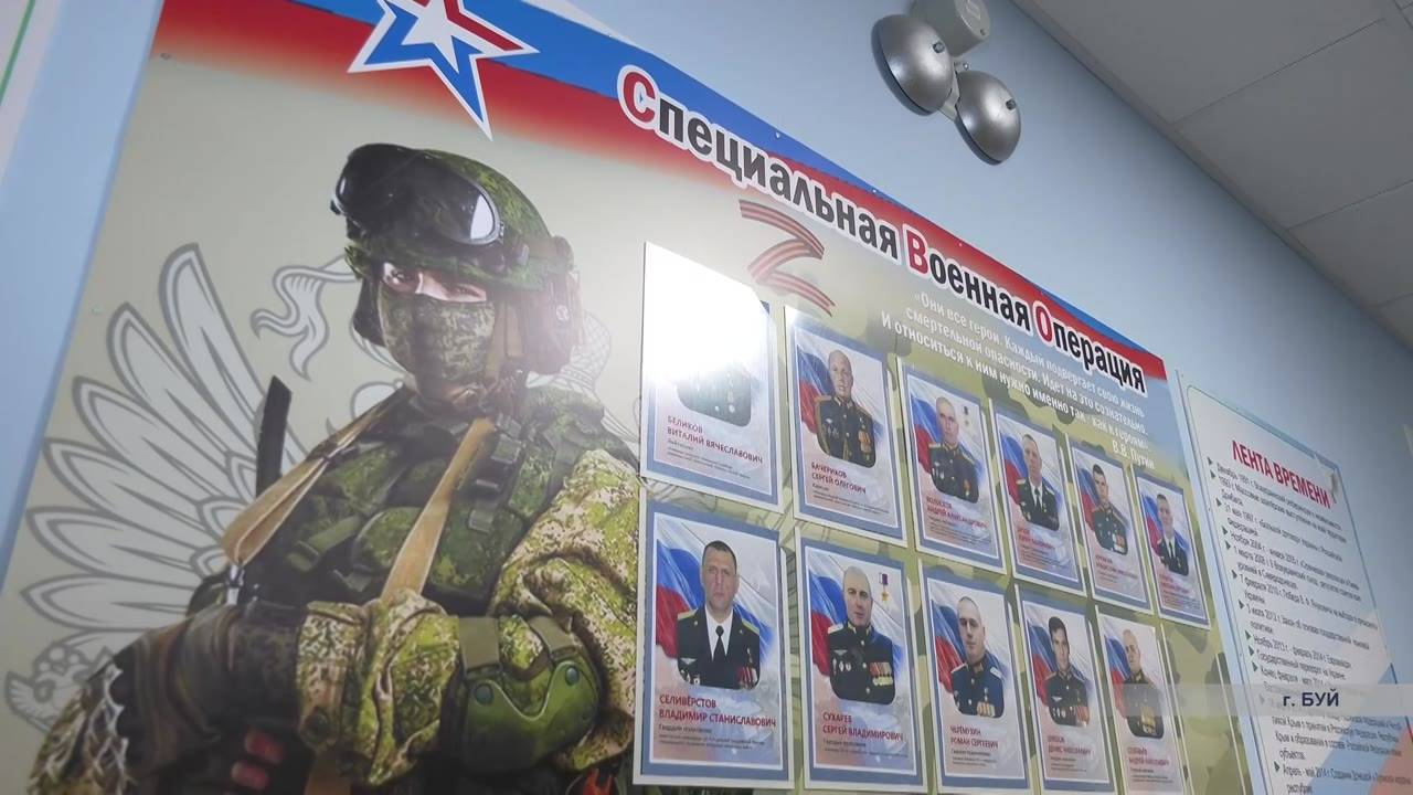 Современные условия обучения внутри и усиленные меры безопасности снаружи
