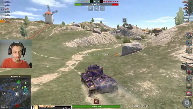 Немного не рассчитал скорость в Мир Танков Блиц... - Tanks