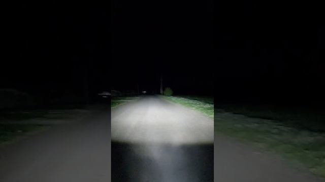 Дорожный тест рефлекторной Led фары на SAMIK BK20