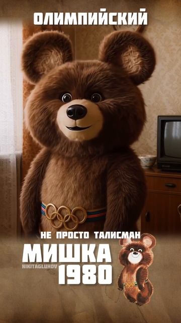 Олимпийский мишка — символ Олимпиады-80 в Москве, который тронул весь мир
