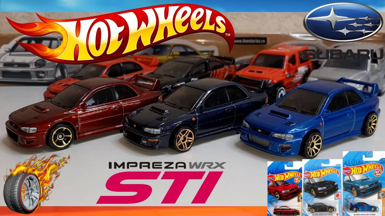 Custom Hot Wheels 98 Subaru Impreza 22B STi-Version HW Turbo 1/5