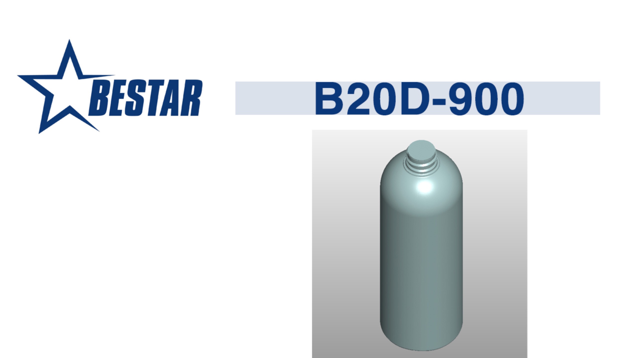 Экструзионно-выдувная машина (EBM) BESTAR B20D-900 (Флакон 750 мл)