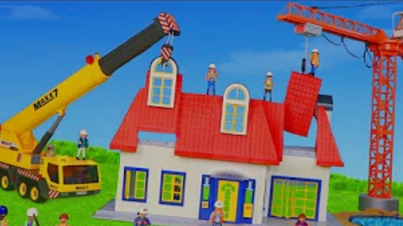 МАШИНКИ ДЛЯ ДЕТЕЙ, ЭКСКАВАТОР. МУЛЬТИКИ ПРО МАШИНКИ, МАЙНКРАФТ, СИНИЙ ШАРИК. МУЛЬТИКИ ДЛЯ ДЕТИШ