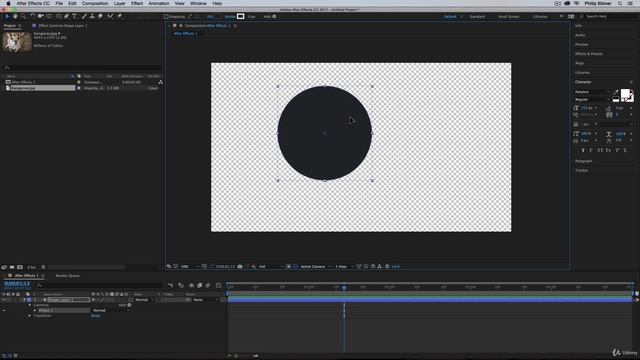 After Effects Course 012 Create a Perfect Square or Circle, Alignment, and Colors