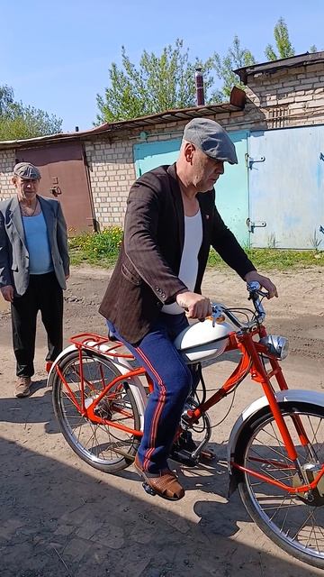Мопед Рига-7. Запуск двигателя.