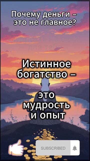 Почему деньги – это не главное?