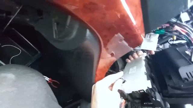 Установка магнитолы TEYES на Toyota Alphard H20 2008-2014