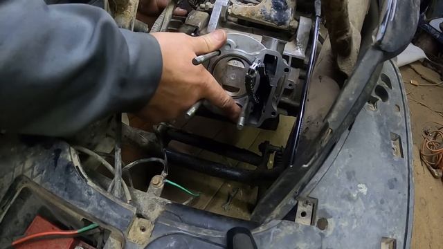 Новые клапана на Альфу. 125 И ГБЦ на Ведьму 150 кубов.
