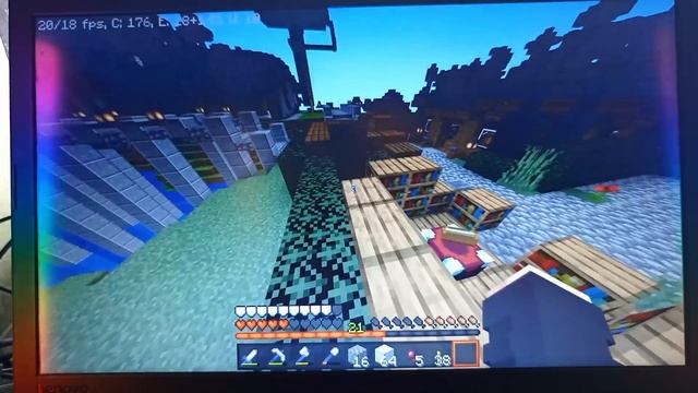 Minecraft ∆ Построила свою статую