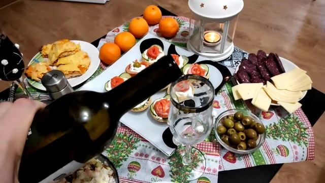 Новогодний мини стол/New Year's table/what to cook
