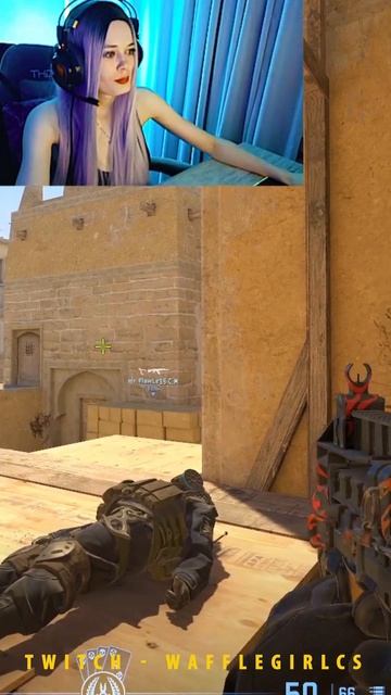Вот и Поговорили)) #cs2 #girl #cute #streamer #counterstrike2 #wafflegirlcs #csgo #gaming #twitch