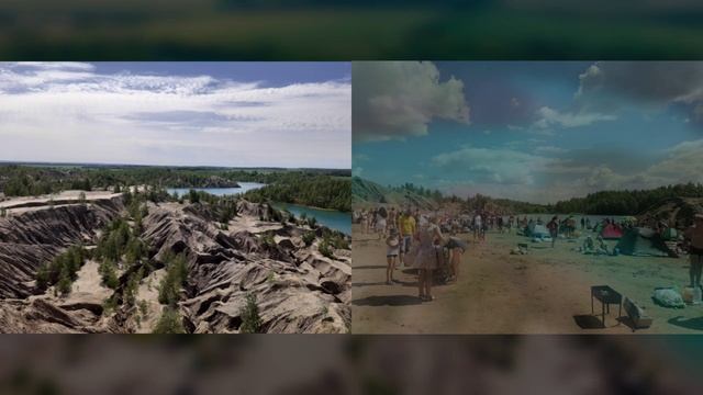 Кондуки – голубые озера в Тульской области. Романцевские горы — сделано в Clipchamp