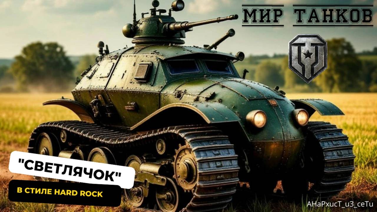 СВЕТЛЯЧОК / МИР ТАНКОВ / МУЗЫКАЛЬНЫЙ КЛИП В СТИЛЕ HARD ROCK