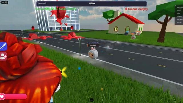 RoboGame: Кто выиграет первым? Лаббуба или человек! Roblox-2025-06