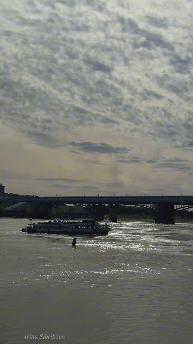 Вечерняя набережная, это особая атмосфера! Новосибирск.