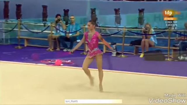 Вейнберг-Филановски Виктория, булавы and мяч 2016, ЧЕ Холо