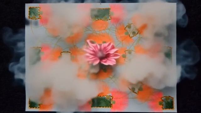Цветение дымки из центра