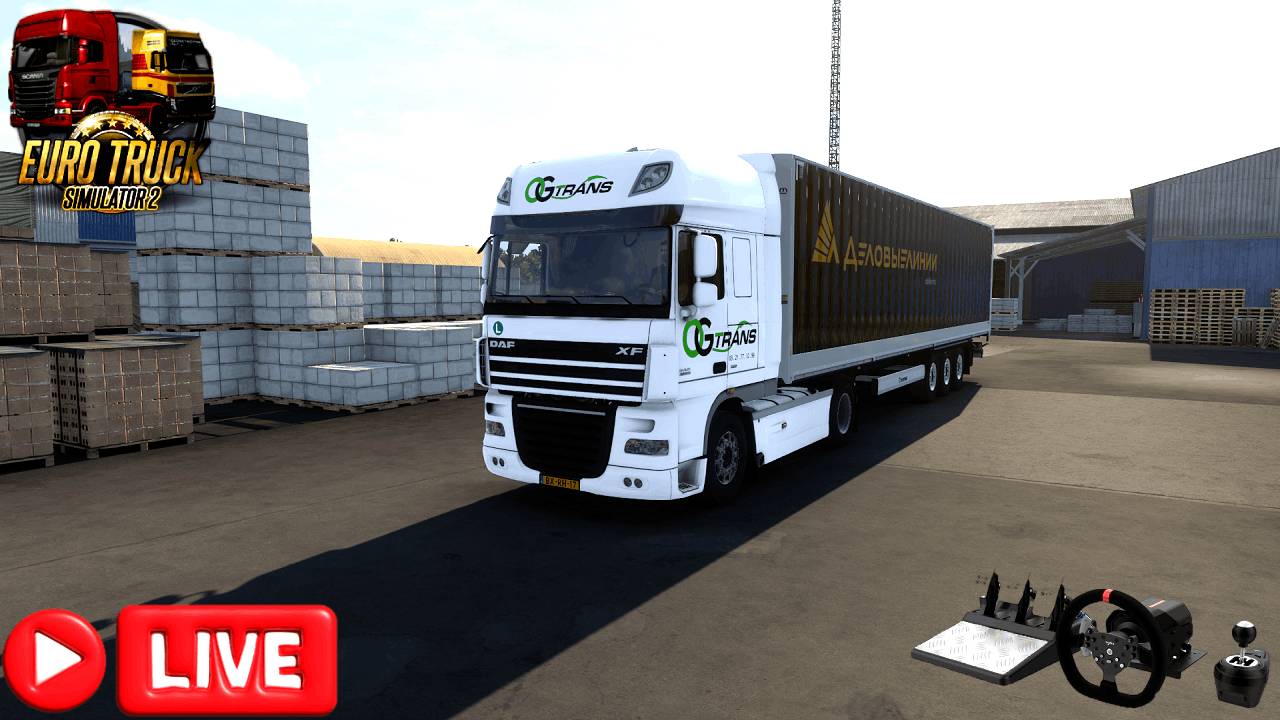 ЕВРО ТРАК СИМУЛЯТОР 2 , НА ДАФЕ 105 ПО РОССИИ, ЧЕЛЯБИНСК КЕМЕРОВО