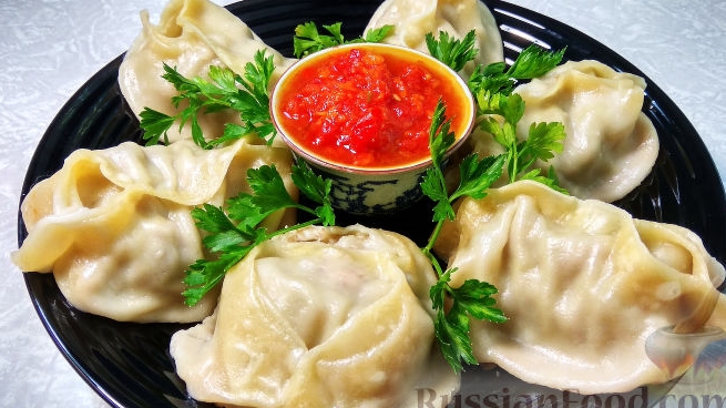 🥟 Вкусные сочные манты с секретом