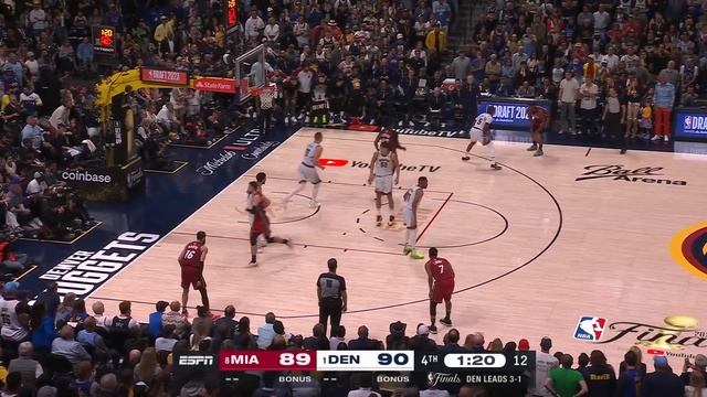 INSANE GAME 5 ENDING #8 Heat vs #1 Nuggets UNCUT! | June 12, 2023