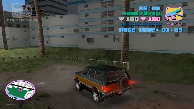GTA Vice City - Walkthrough - Offroad Challenge - Test Track
