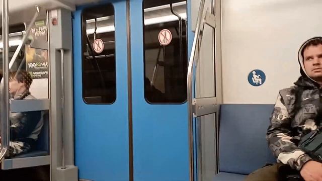 Поездка в Минском метро 2(На Stadler M110/M111)