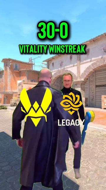 Победная серия Vitality из 30 матчей завершилась поражением команде Legacy со счетом 1:0 😳