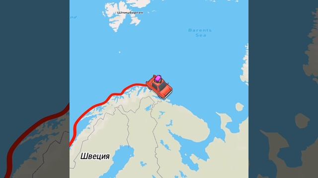 Карта Шведской Империи