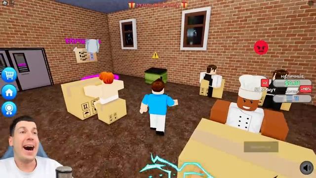 ВЛАДУС ( VLADUS ) - 😱 МОЙ ДРУГ ОТКРЫЛ  ВОНЮЧИЙ  РЕСТОРАН в РОБЛОКС ! ROBLOX