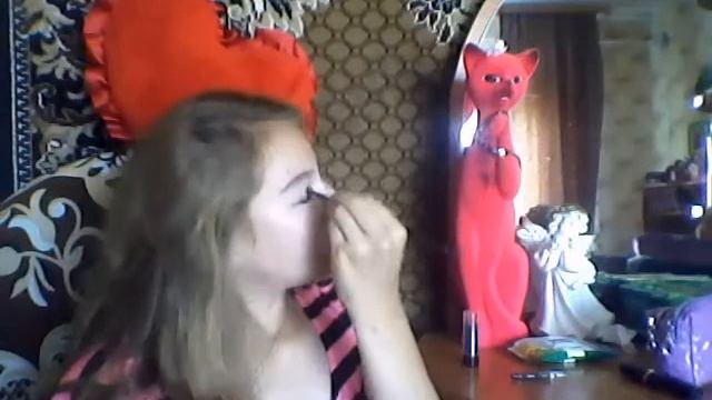 "Макияж без зеркала" крашусь без зеркала!!!