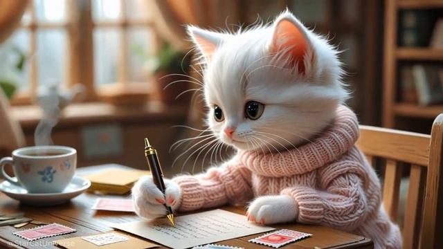 😻☕Tiny Cat Morning Routine 🍳🐾 - Funny Cats Doing Human Things #aicatstory #cat #catlover #cutecat