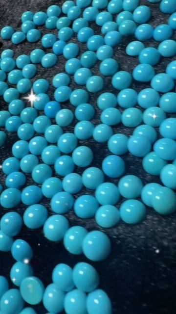 250612-8 Stunning! Sleeping Beauty Turquoise Cabochons: Cold-Tone Aesthetic Declaration on Fingertip