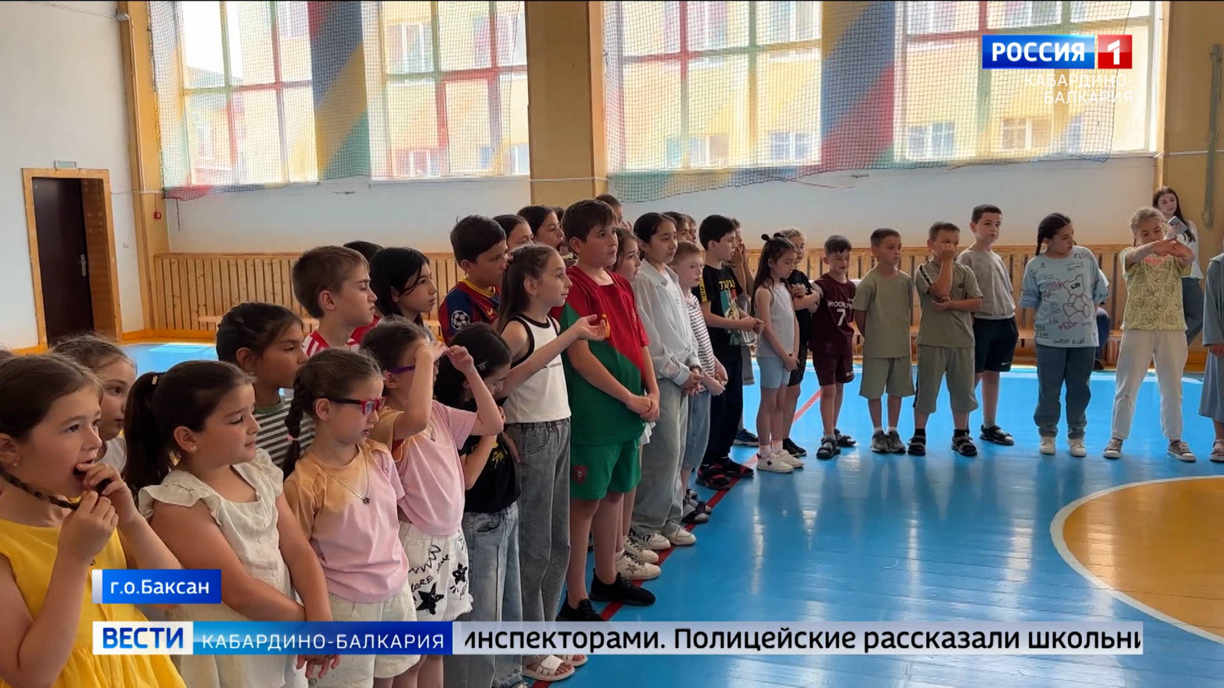 В летнем лагере Баксана проходит тематическая смена «Движения первых»