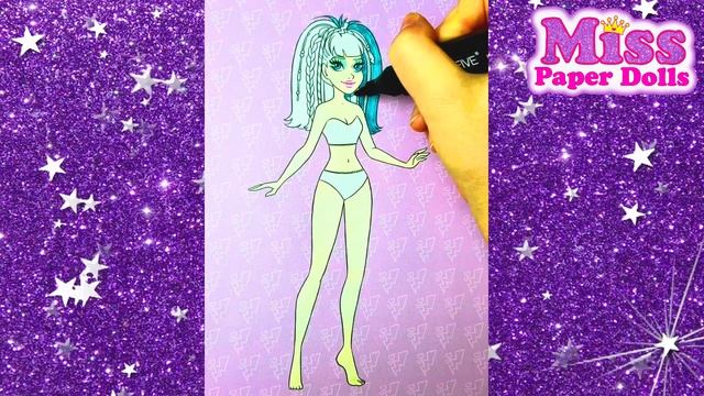 Paper dolls dress up / Paper dolls witch dresses