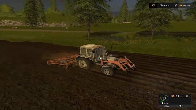 Культивация в Селе Курай! Farming Simulator 17