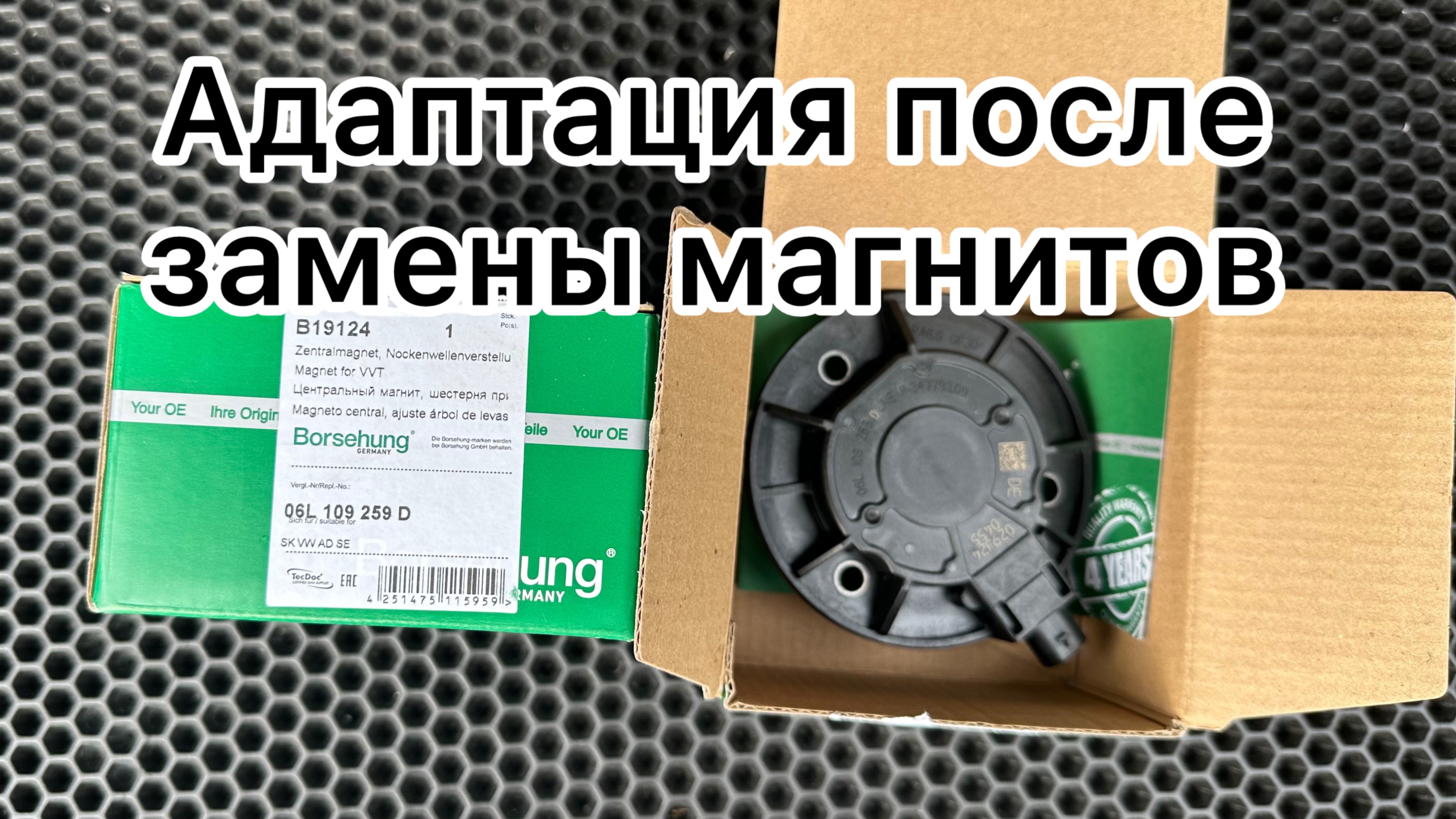 Проверка адаптации фаз газораспределения Audi Gen3