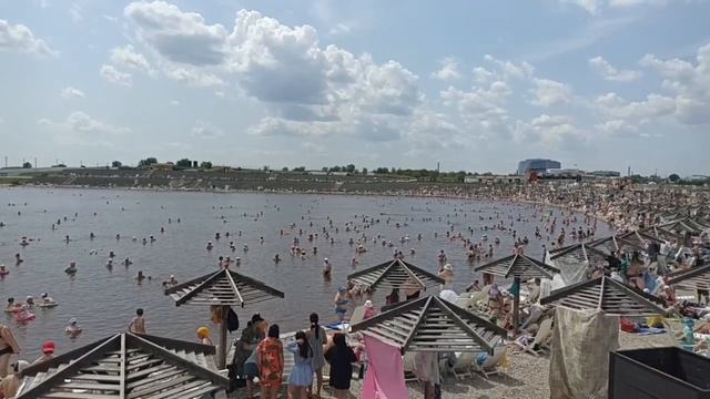Жители с разных регионов приехали на Соленые озера в День России 🇷🇺