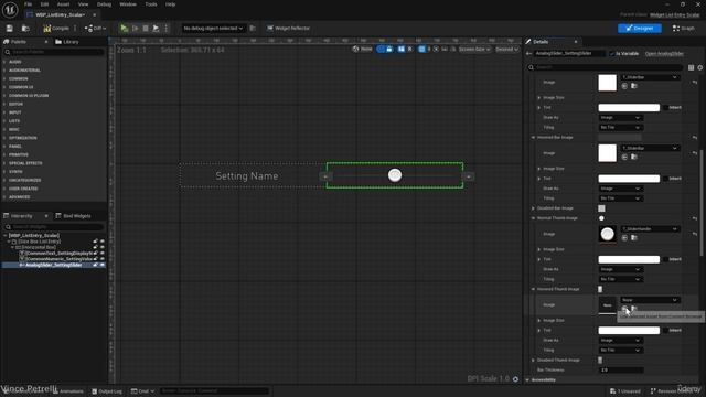 6.7 -Схема виджета скалярной записи