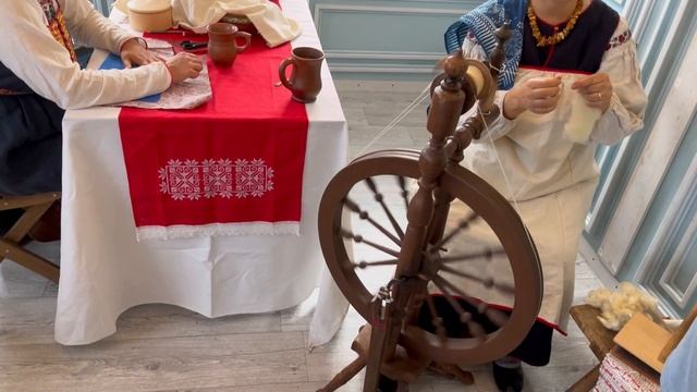 Прялка для овечьей шерсти 18 век