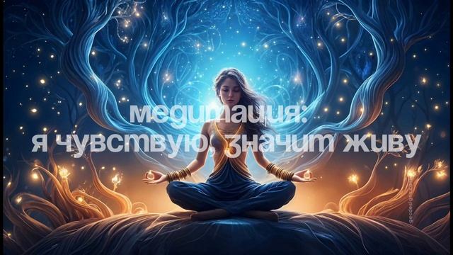 Медитация 
«Я чувствую, значит живу🧘🏻♀️»