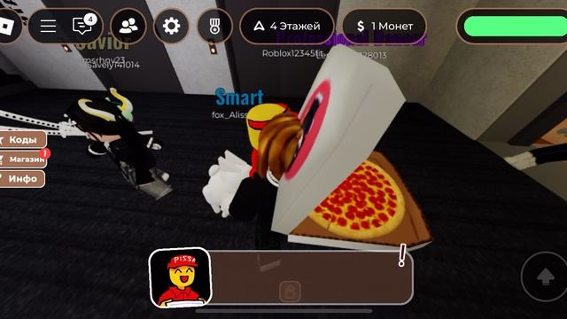 Безумный лифт в ROBLOX!!!